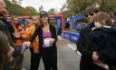 Katie Holmes au Marathon de New-York