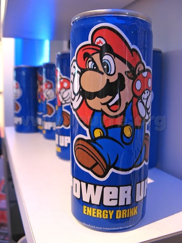 Nintendo Super Mario Bros Power Up! Energy Drink