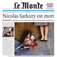 Journal Le Monte, Nicolas Sarkozy est mort