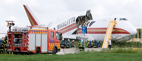 Photo Crash 747 Bruxelles