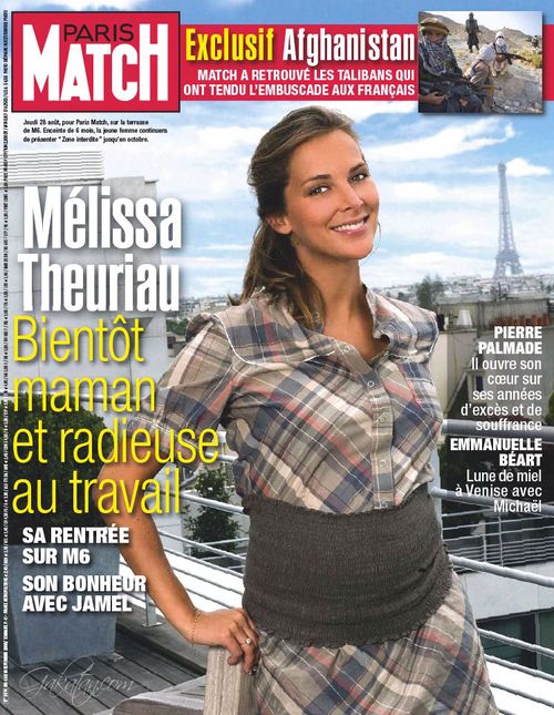 Couverture Melissa Theuriau Paris MAtch