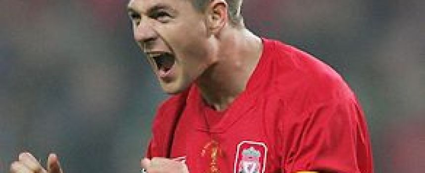 Vidéo coup franc Steven Gerrard but, Liverpool 3 - 1 PSV