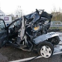 Accident : Hummer vs Suzuki Ignis