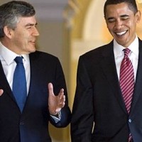 G20 : Gordon Brown et Barack Obama parle de Sarkozy