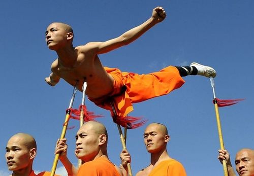 moines porté sur piques