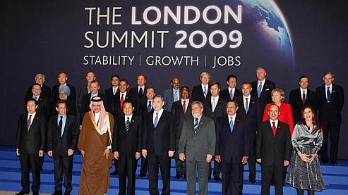Photo officielle G20 à Londres 2009