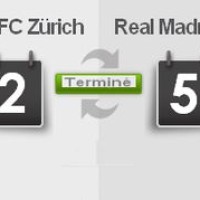 Vidéos buts Zurich 2 - 5 Real Madrid, résumé