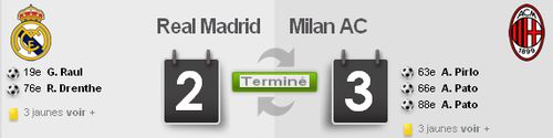 résumé vidéo Real Milan AC, 21/10/2009