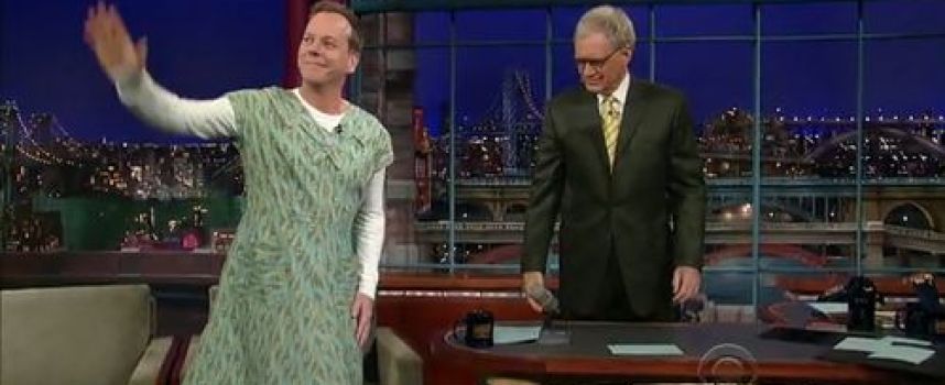 Jack Bauer en robe chez David Letterman