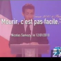 Mourir c'est pas facile selon Sarkozy