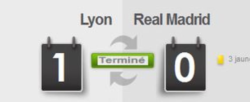 Vidéo but Lyon 1 - 0 Real Madrid, résumé