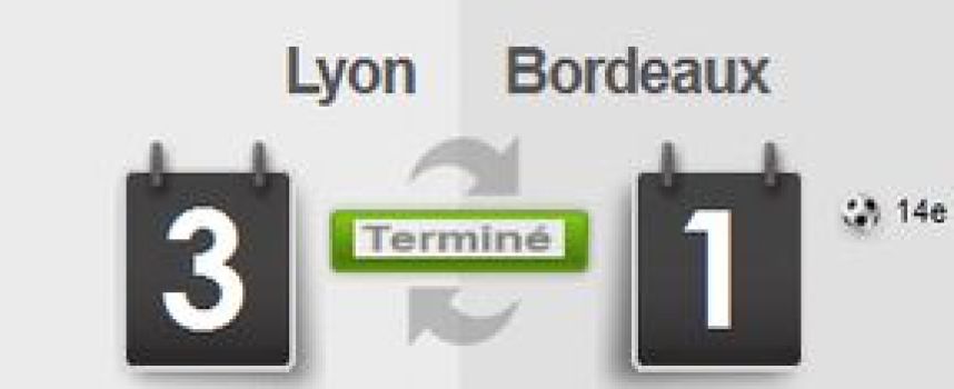 Vidéos buts Lyon 3 - 1 Bordeaux, Ligue des Champions 2010