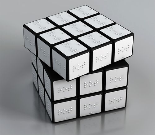 rubik cube braille 2