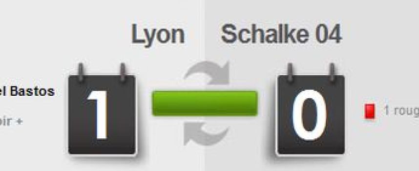 Vidéos buts Lyon 1 - 0 Schalke 04, résumé