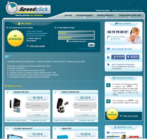 site de speedclick.com