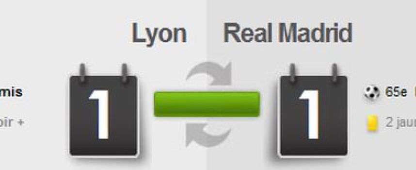 Vidéos buts Lyon 1 - 1 Real Madrid, résumé 22/02/2011