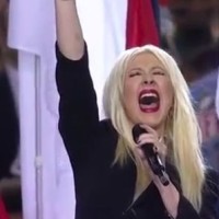 Vidéo Christina Aguilera Super Bowl 2011 (hymne Américain)