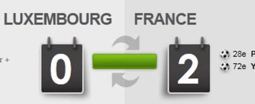 Vidéo buts Luxembourg 0 - 2 France, résumé 25/03/2011