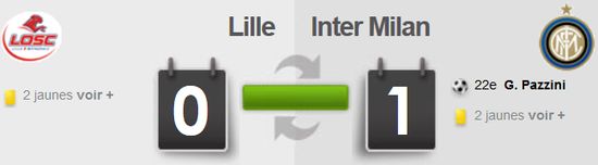 résumé vidéo Lille Inter-Milan, 18/10/2011