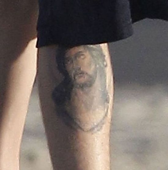 Photo tatouage Jesus Justin Bieber
