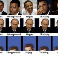 Comparatif émotionnel entre Barack Obama, Vladimir Poutine, Nicolas Sarkozy