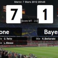 Vidéos buts Barcelone 7 - 1 Leverkusen (Quintuplé Messi)
