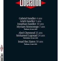 La Une de Libération du 20 mars 2012 - Tueur de Toulouse