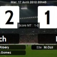 Vidéos buts Bayern Munich 2 - 1 Real Madrid, résumé 17/04/2012