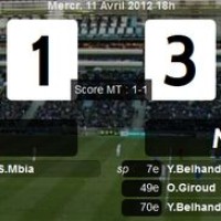 Vidéo but en ciseaux de Belhanda, Marseille 1 - 3 Montpellier