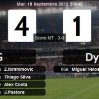 Vidéos buts PSG 4 - 1 Dynamo Kiev (Ibrahimovic, Thiago Silva, Alex Costa, Pastore)
