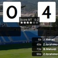 Vidéos buts Bastia 0 - 4 PSG (Ménez, doublé Ibrahimovic, Matuidi)
