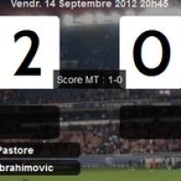 Vidéos buts PSG 2 - 0 Toulouse (Pastore, Ibrahimovic), résumé 14/09/2012
