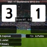 Vidéos buts France 3 - 1 Biélorussie (Capoue, Jallet, Ribéry), résumé 11/09/2012