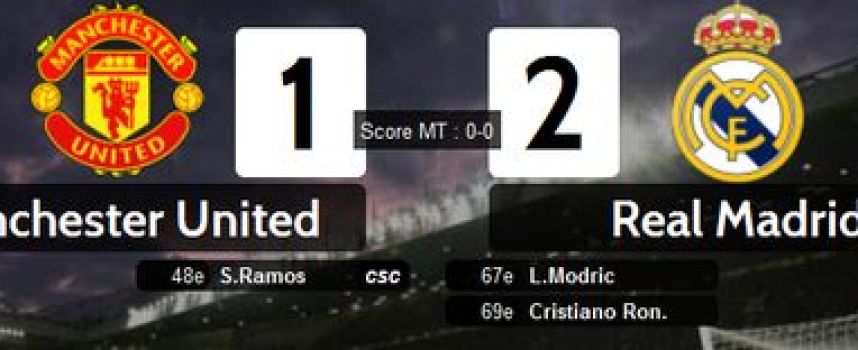 Vidéos buts Manchester United 1 - 2 Real Madrid (Modric, Ronaldo), résumé 05/03/2013