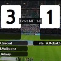 Vidéos buts France 3 - 1 Géorgie (Giroud, Valbuena, Ribéry), résumé 22/03/2013