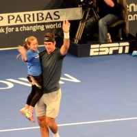 Nadal et Ben Stiller contre del Potro et une petite fille
