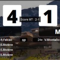 Vidéos buts Monaco 4 - 1 Montpellier (Falcao, triplé Rivière, Montano)
