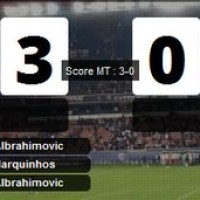 Vidéos buts PSG 3 - 0 Benfica, (doublé Ibrahimovic, Marquinhos), résumé 02/10/2013