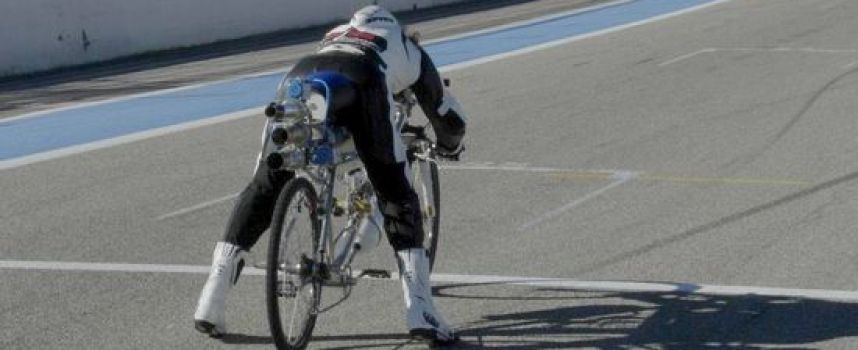 Record du monde de vitesse à vélo par François Gissy à 333km/h