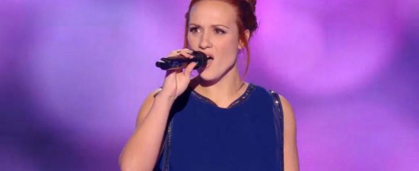 Emilie Duval chante L'amour existe encore de Céline Dion, The Voice 2016