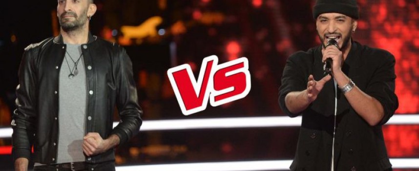 Slimane Nebchi vs François Micheletto, la battle sur Show Must Go On (Queen) – The Voice