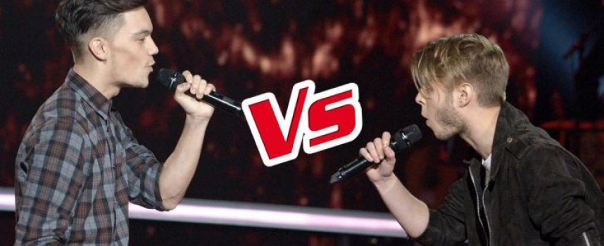 Matthieu vs Fabian, la battle sur Aussi libre que moi (Calogero) – The Voice 2017